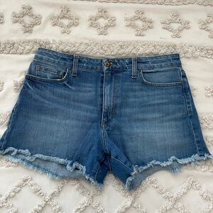 Joe's Jeans Distressed Blue Denim Shorts
